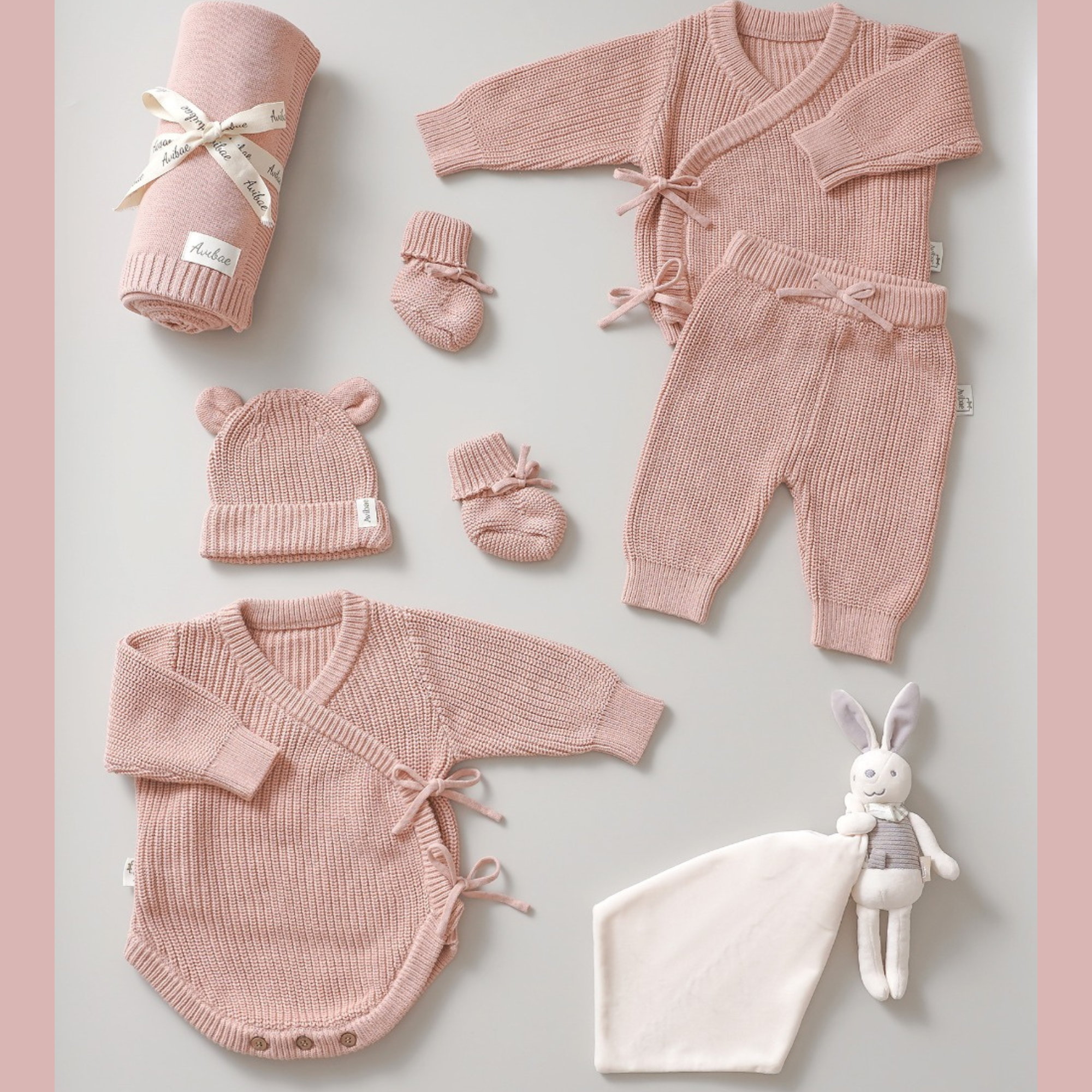 Dusty Rose Kimono Set